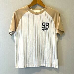 NWT H&M Boys Baseball‎ Stripe Tee | 10-12Y